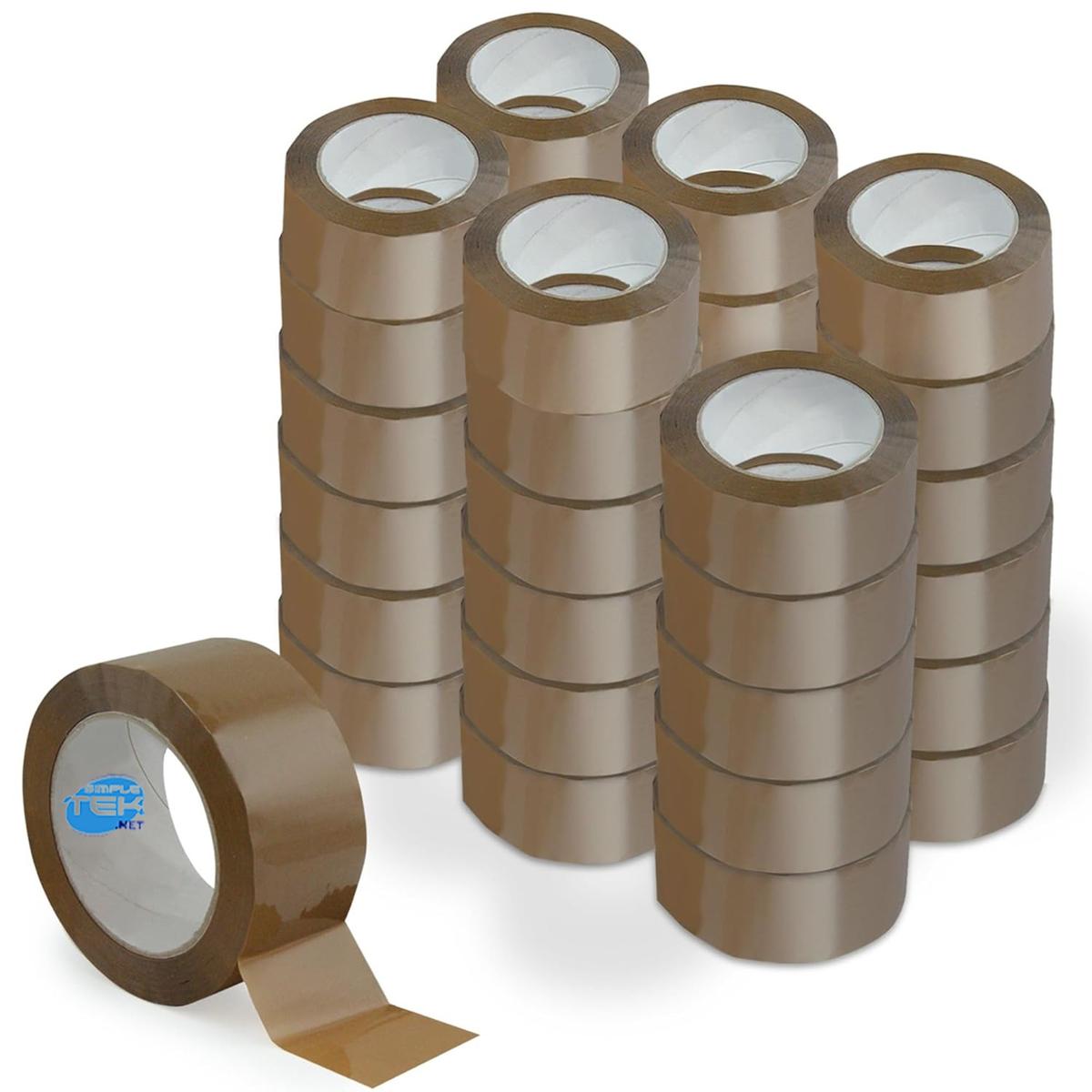 36 X Roll Klebeband Silent Havanna-Braun Verpackung Umzug No-Rumore_ - Bild 2 von 6