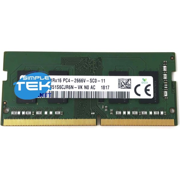 SKHYNIX DDR4 4GB 3200MHZ MODULO BANCO MEMORIA RAM SODIMM NOTEBOOK AIO