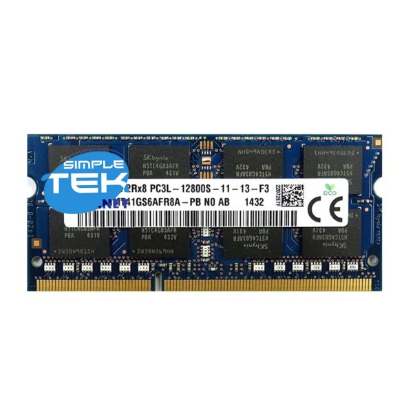 SKHYNIX DDR3L 8GB 1.35V 1600MHZ SODIMM BANCO MODULO MEMORIA RAM NOTEBOOK