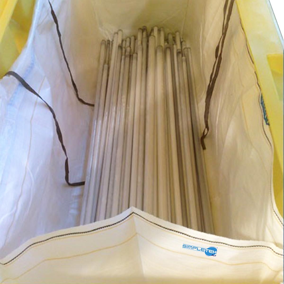 Bag Big Bag Polypropylene With Belts Rectangular 200 X 70 X 60 For Bright Neon - Picture 3 of 6