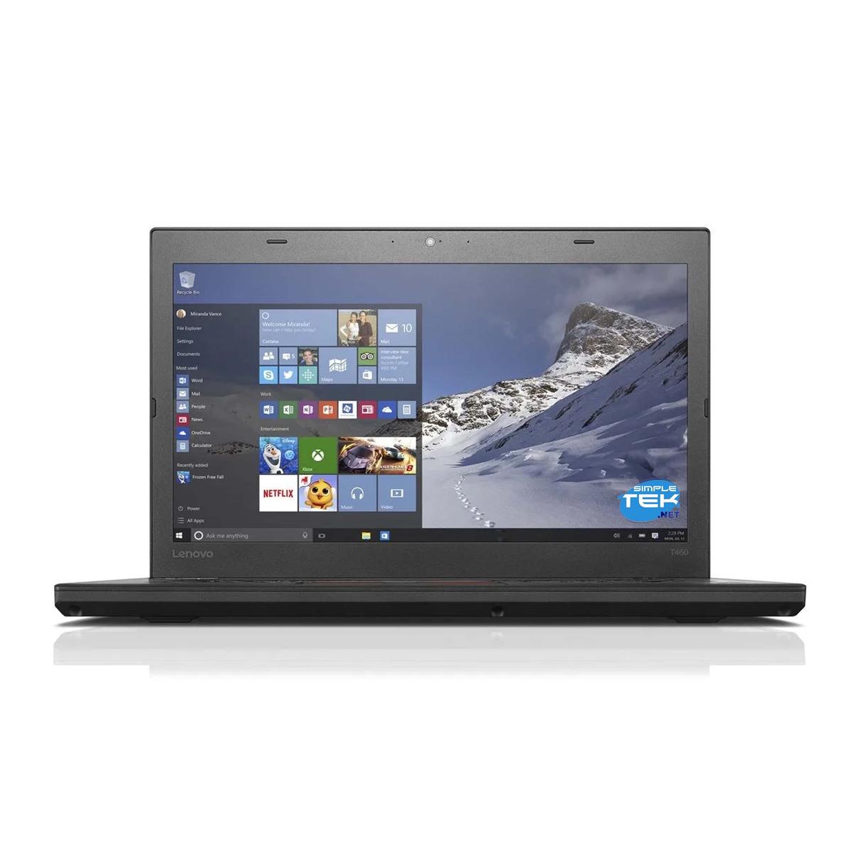 Lenovo T460 14 " i5 16GB 240GB Windows 10 Pro Layout Clavier Italien Ita PC