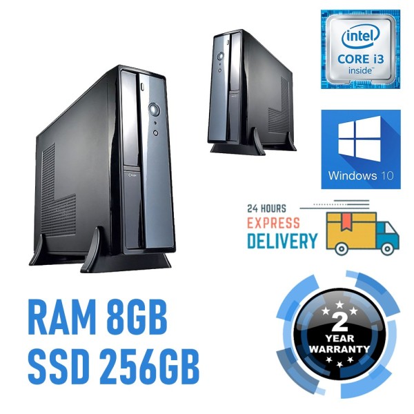 COMPUTER DESKTOP ASSEMBLATO I3 6100 DDR4 8GB SSD 256GB WINDOWS 10 PRO