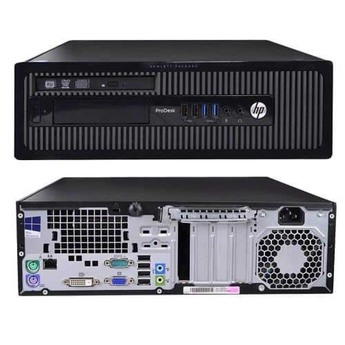 HP 400 G1 SFF i7 16GB 240GB Gt 610 2GB Windows 10 Pro PC RS232 Com Dvd-Rw CD - Picture 8 of 8