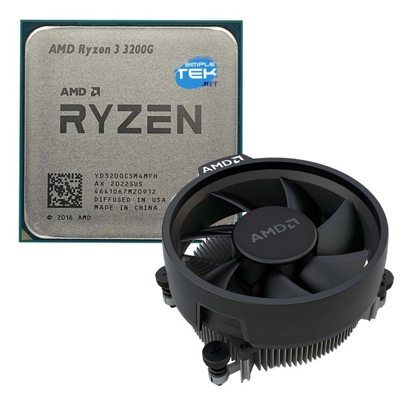 AMD RYZEN 5 3200G PROCESSORE CPU AM4 BULK TRAY CON GPU INTEGRATA SCHEDA VIDEO