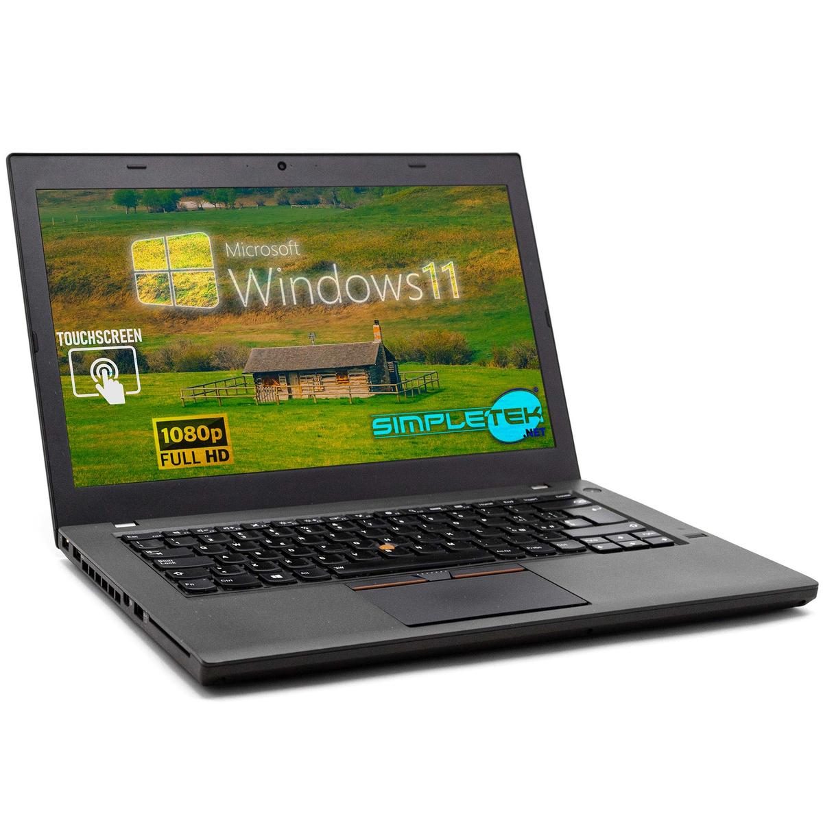 Lenovo T460 14 " i5 Windows 11 Computer 4GB 2TB Portable Notebook Touchscreens - Picture 1 of 9