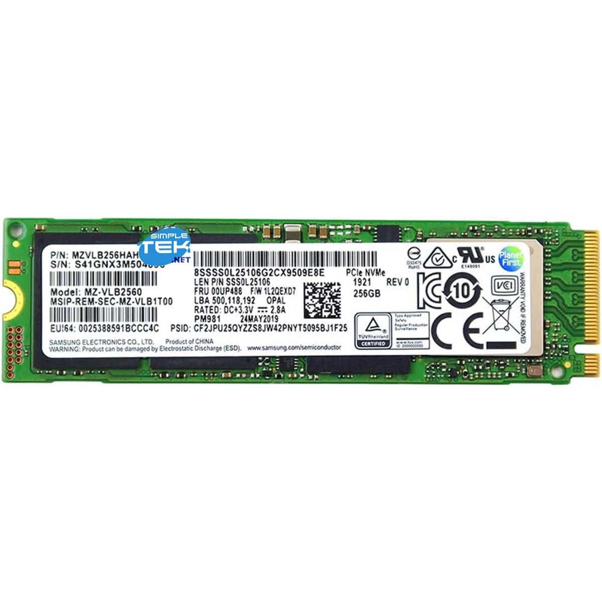 内蔵型SSD Samsung PM981 256GB NVMe SSD M.2 2280 Amazon | SSD M.2 PM981 256GB 512GB ソリッドステート