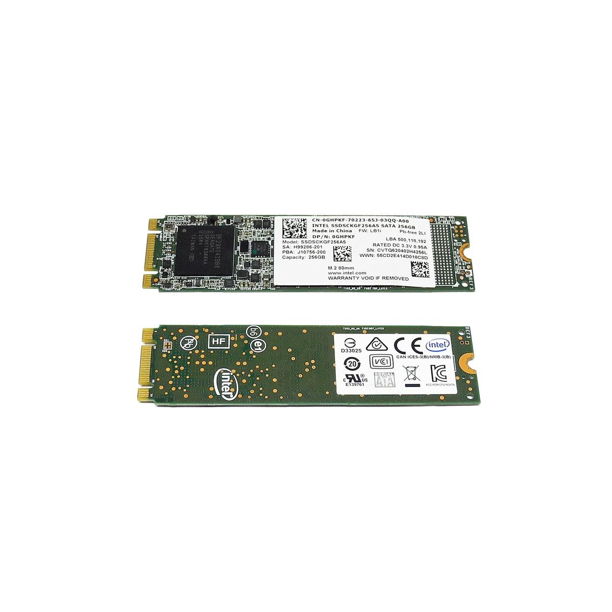 Intel SSDSCKGF256A5 SSD 256GB M.2 SATA Ngff 2280 Disc Condition Solid - Picture 4 of 5