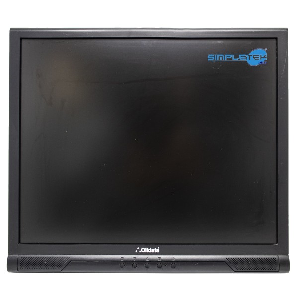 OLIDATA SCHERMO MONITOR LCD DISPLAY 19" HD 4:3 5:4 DVR CASSA PC VGA FISSO