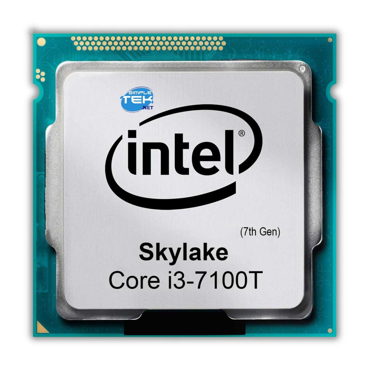Intel Core i3 7100T SR35P Processor 3,40GHz Socket LGA1151 V1 2C/4T 35W Tdp - Picture 3 of 5