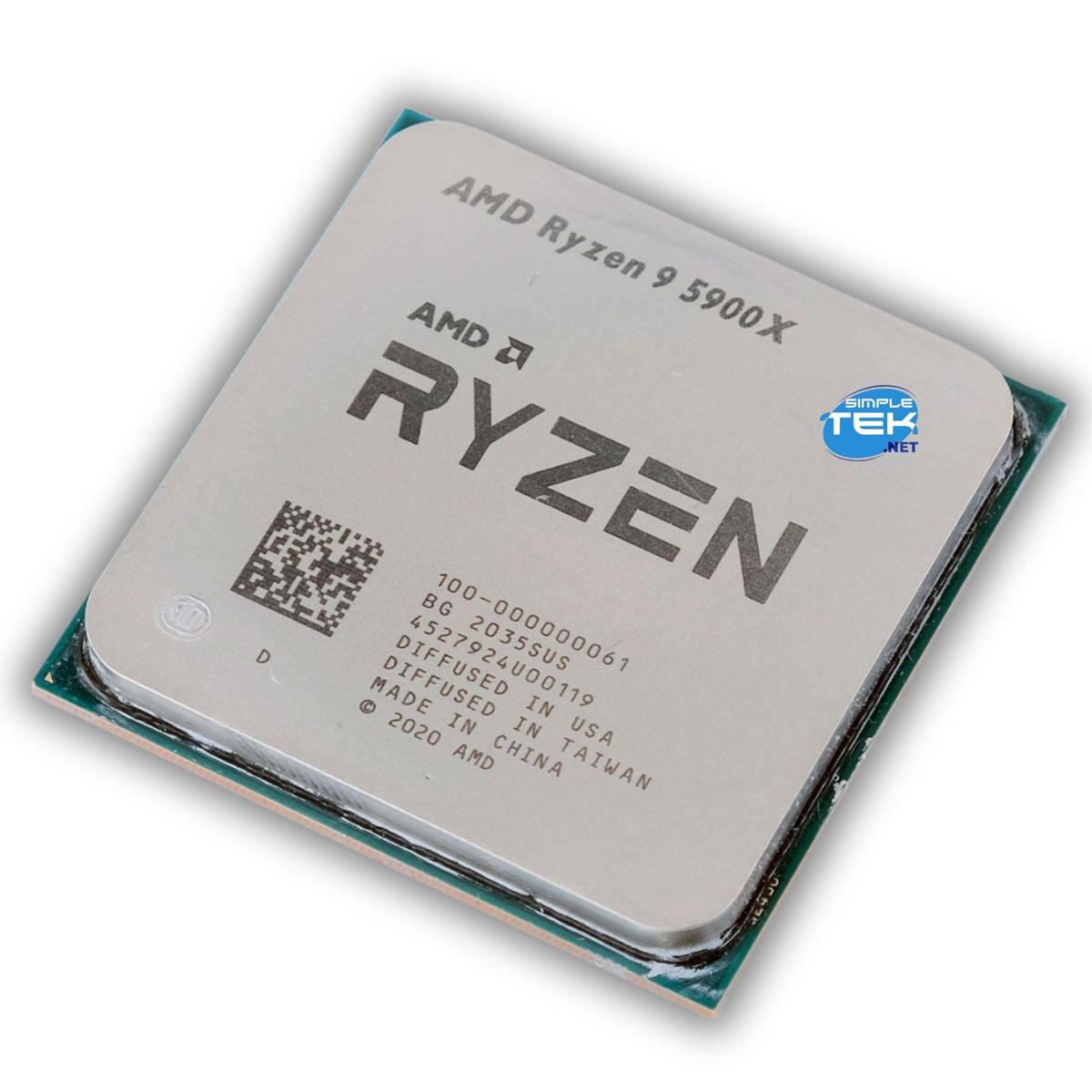 AMD Ryzen 9 5900X AM4 4,80GHZ CPU Processor Without Heatsink 12C/24T - Picture 3 of 5