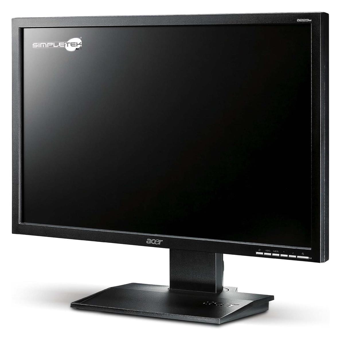 Acer B223W 22 " 16:10 Monitor LCD Screen DVI VGA Vesa Display Desktop - Picture 6 of 8
