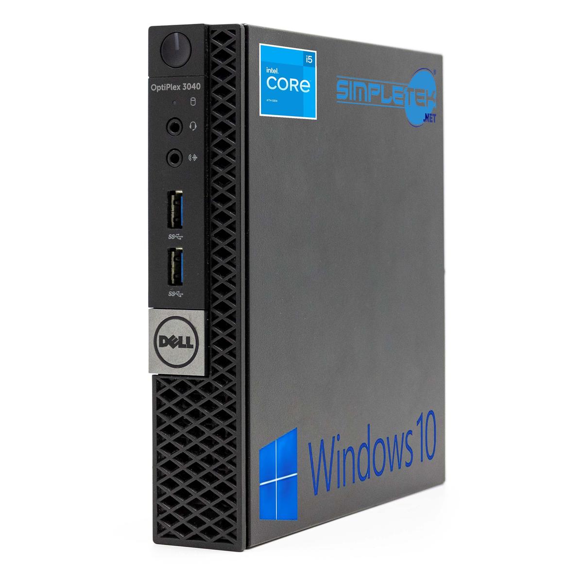 Dell 3040 Micro Mini PC Core i5 Win 10 Pro 16 GB RAM 120 SSD Desktop Computer D