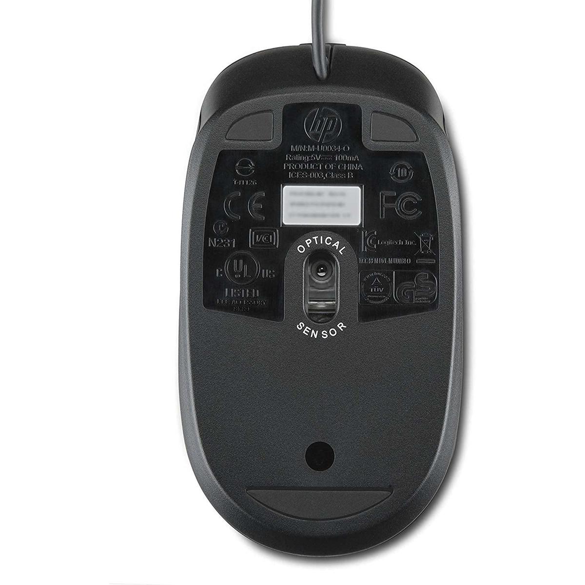 HP 672652–001 USB Optical Mouse For PC/MAC Wired 674316-001 MOFYUO - Picture 2 of 5