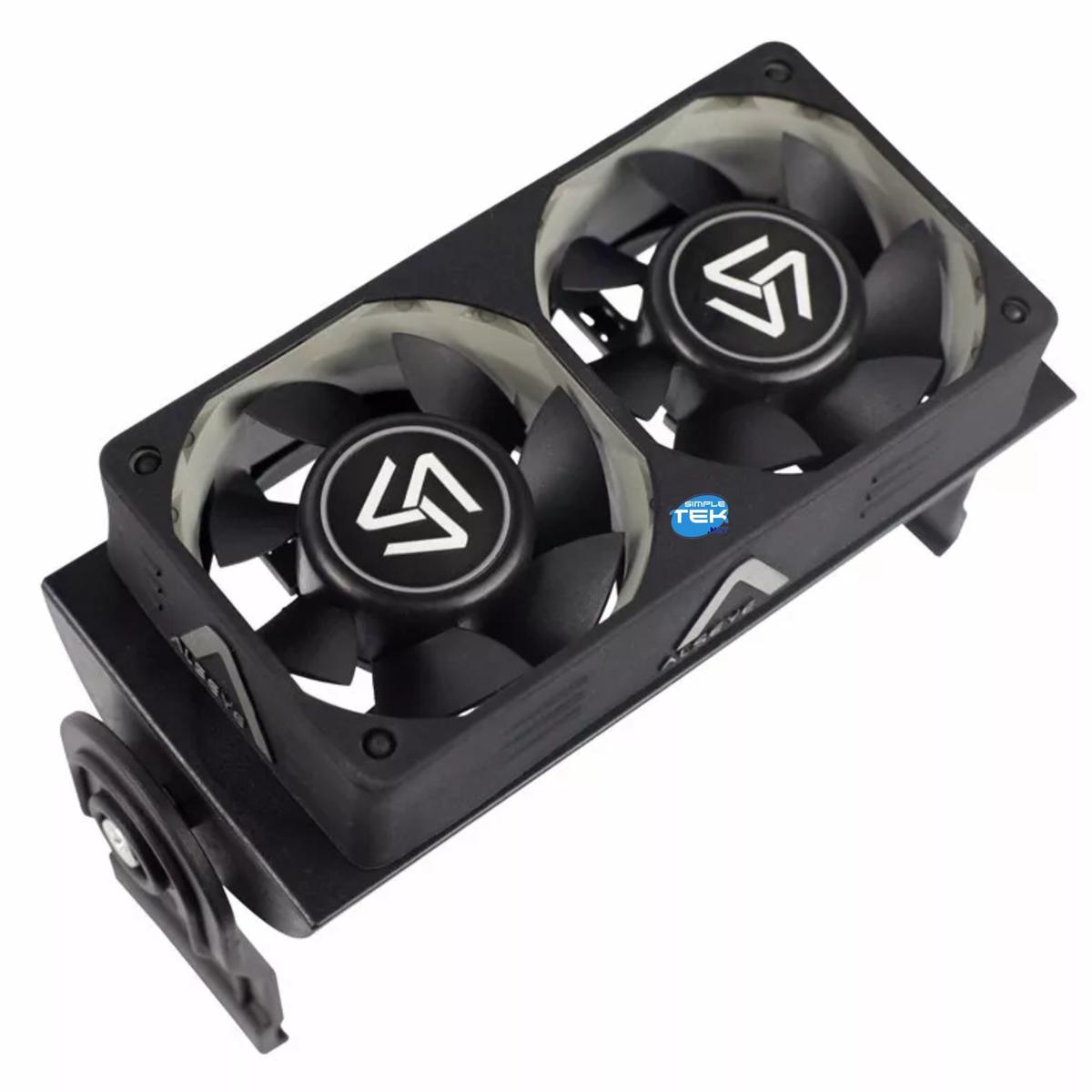 Black RGB Dissipator For Memory Modules RAM DDR3 DDR4 DDR5 DIMM Fans - Picture 2 of 5