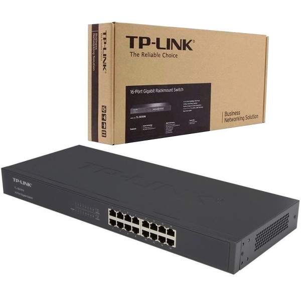 SWITCH DI RETE 16 PORTE RJ45 10/100/1000 MBPS TP-LINK TL-SG1016 RACKMOUNT