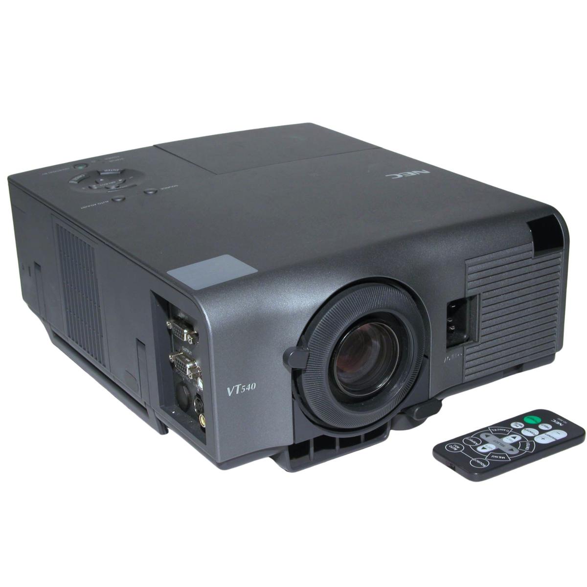 Nec VT540K Projector Video Projector With Remote VGA RCA S-VIDEO