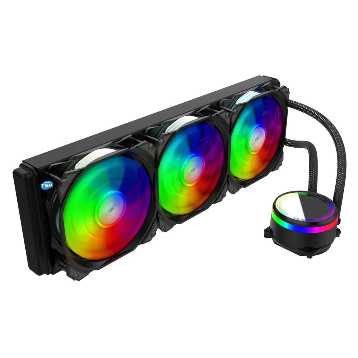 Disipador A Líquido 360mm 3 Ventiladores RGB 1700 1200 Am5 Am4 1150 1151 1155 - Imagen 1 de 5