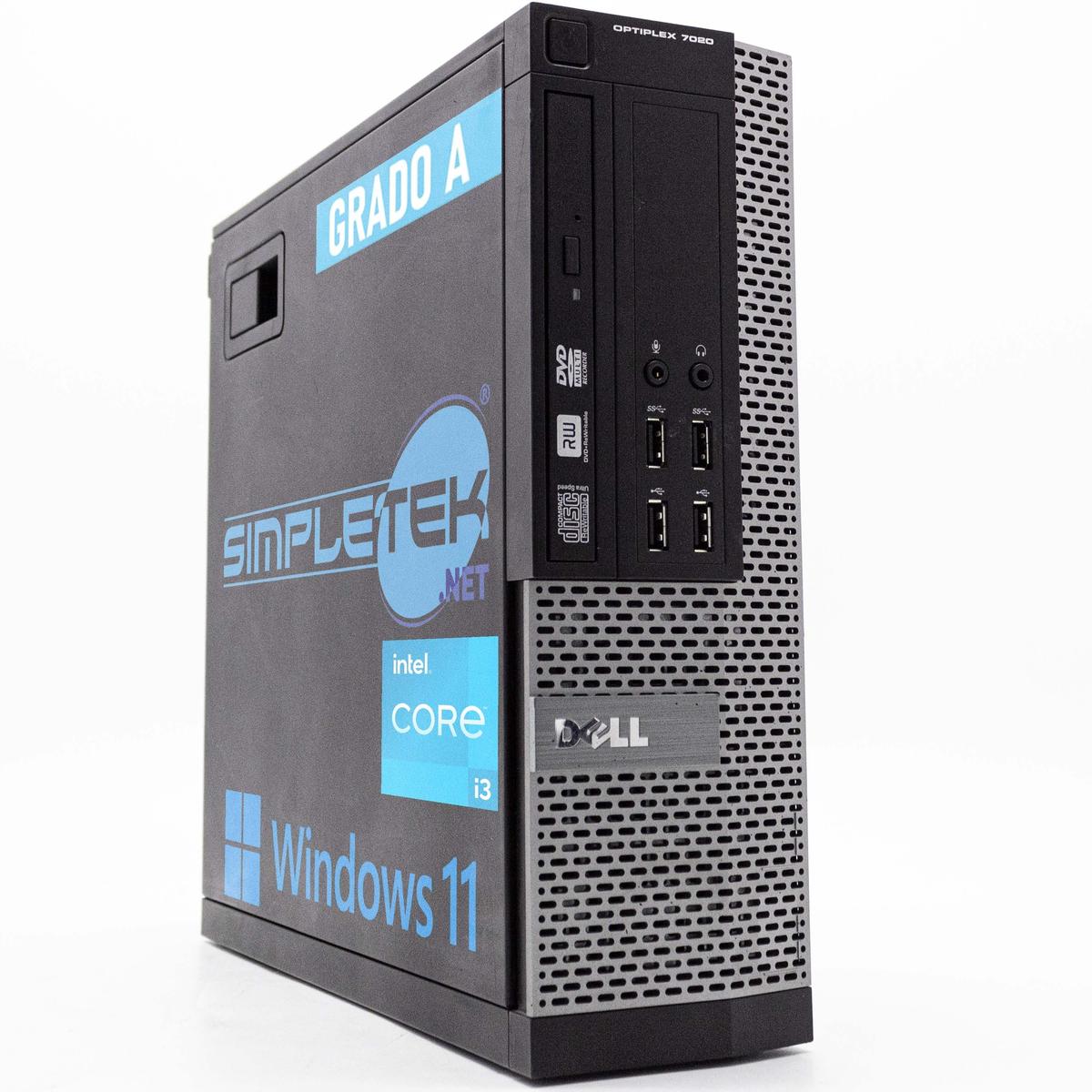Desktop Computer Dell OptiPlex 7020 Windows 11 Pro I3 8GB RAM 480GB SSD Dvd-Rw G - Picture 1 of 5