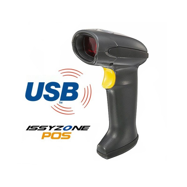 LETTORE CODICI A BARRE LASER BARCODE PISTOLA WIRELESS SENZA FILI NUOVA USB 1D