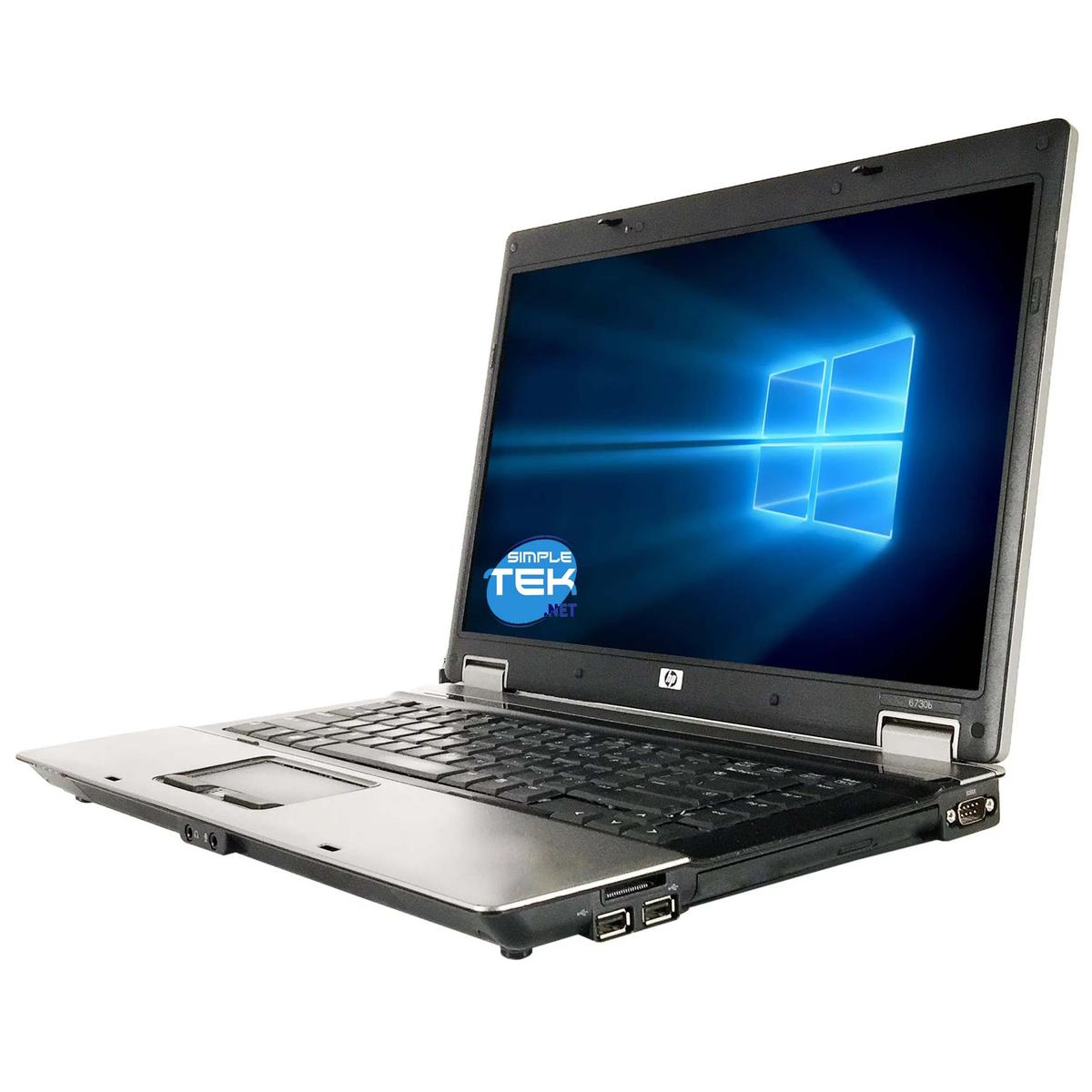 HP 6730B 15" 2GB 120GB SSD DVD-RW CD Burner RS232 Serial With FireWire - Picture 7 of 10