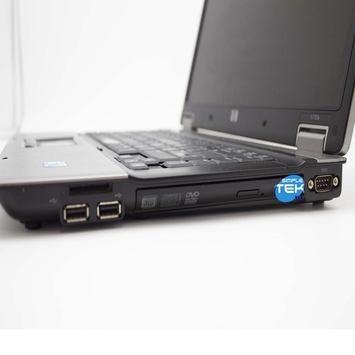 HP 6730B 15" 2GB 120GB SSD DVD-RW CD Burner RS232 Serial With FireWire - Picture 4 of 10