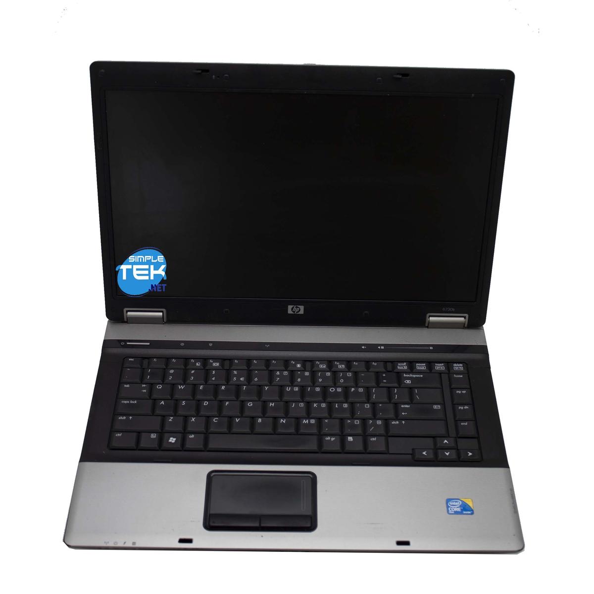 HP 6730B 15" 2GB 120GB SSD DVD-RW CD Burner RS232 Serial With FireWire - Picture 2 of 10