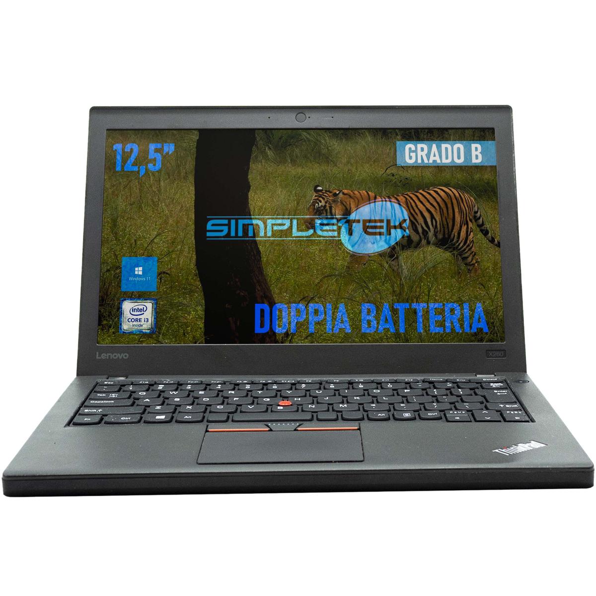 Lenovo X260 I3 12,5 " Windows 11 4GB RAM 480GB SSD Ordinateur PC Portable - Photo 4/7