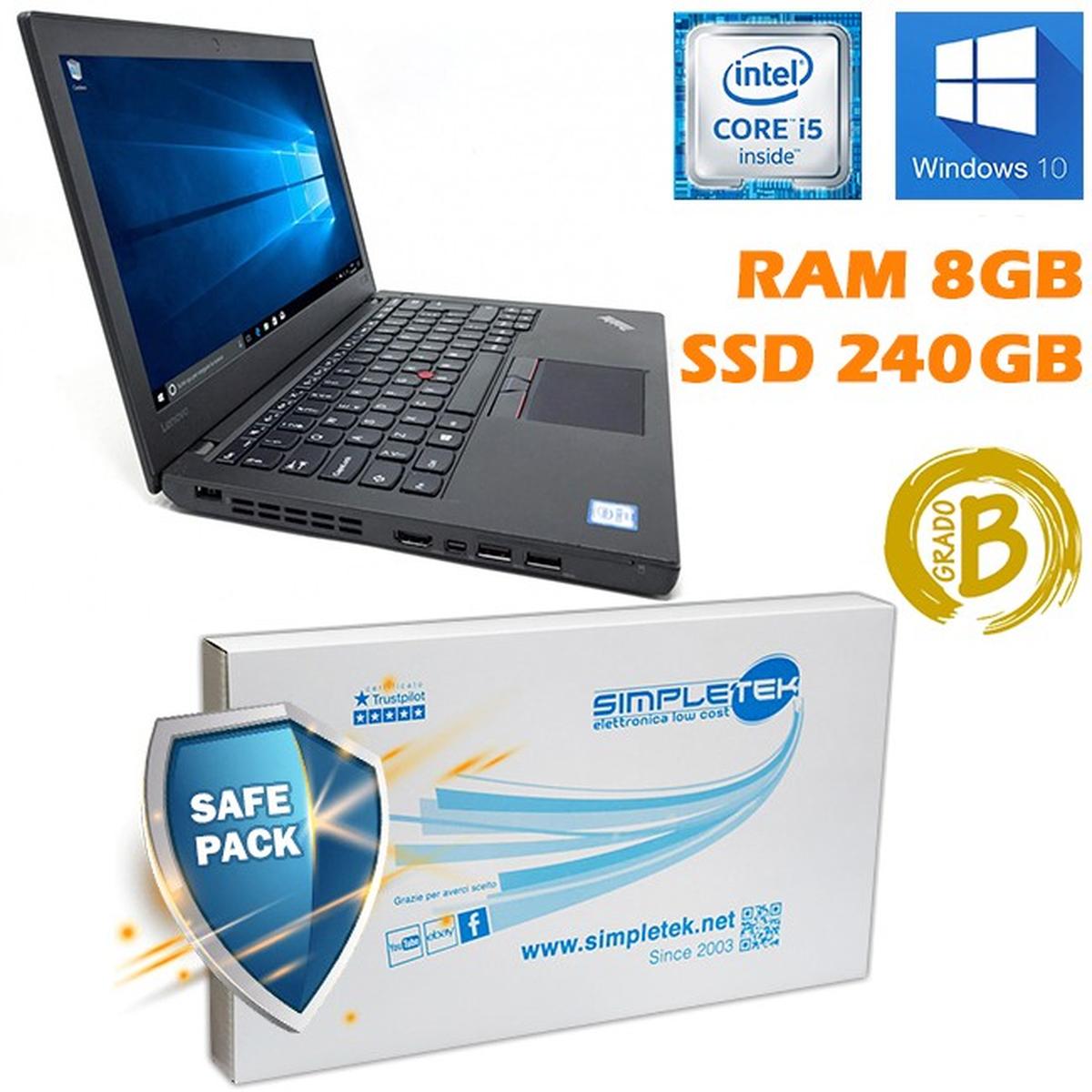 Lenovo X260 Windows 10 Pro I5 4GB 2TB 12.5" Netbook Mini Computer Portatile HDMI - Picture 3 of 8