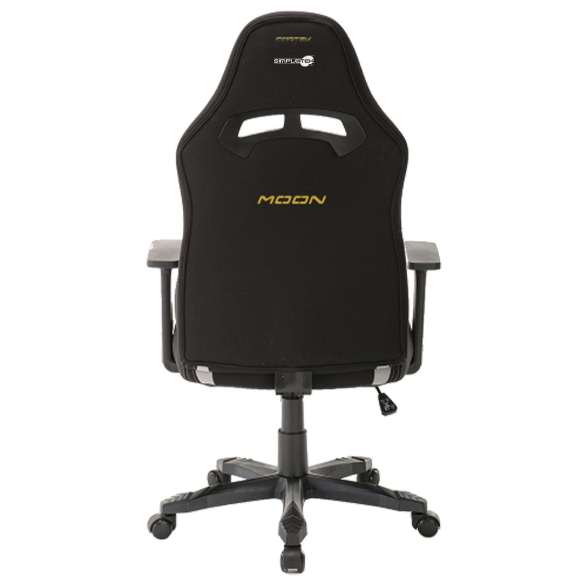Silla De Gaming Oficina Sillón Escritorio Ajustable Blanca/Negra - Imagen 5 de 6