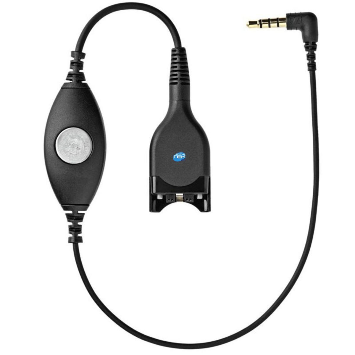 Sennheiser Cmb 01 Ctrl Adapter Cable To Quick Disconnect Qd To 3,5MM Jack