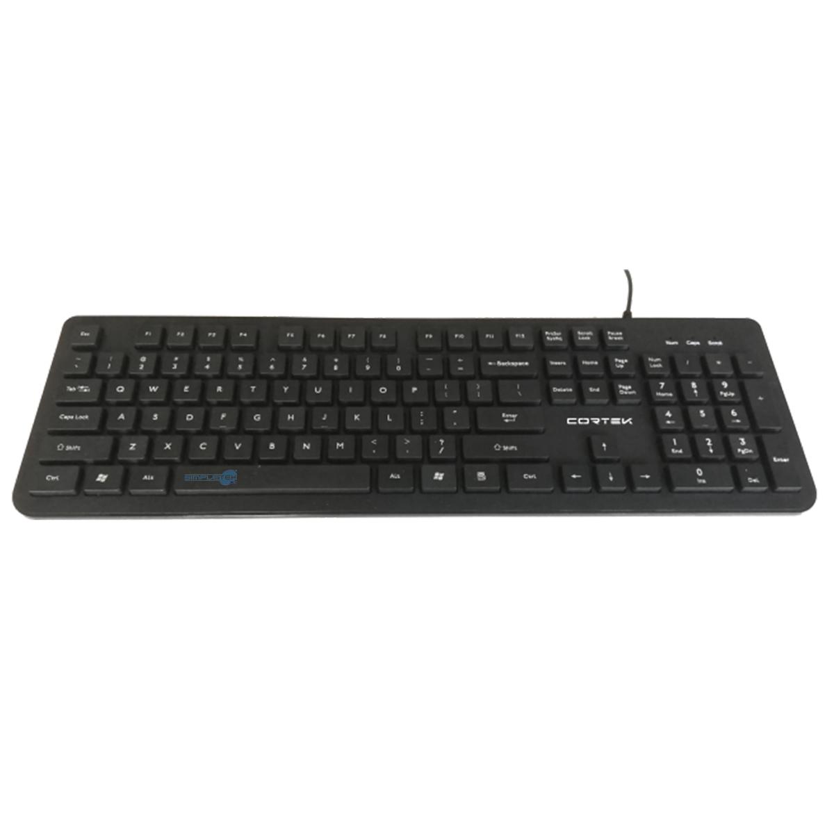 Wired USB Keyboard Italian Layout ITA IT QWERTY PC Mac Linux Windows - Picture 6 of 6