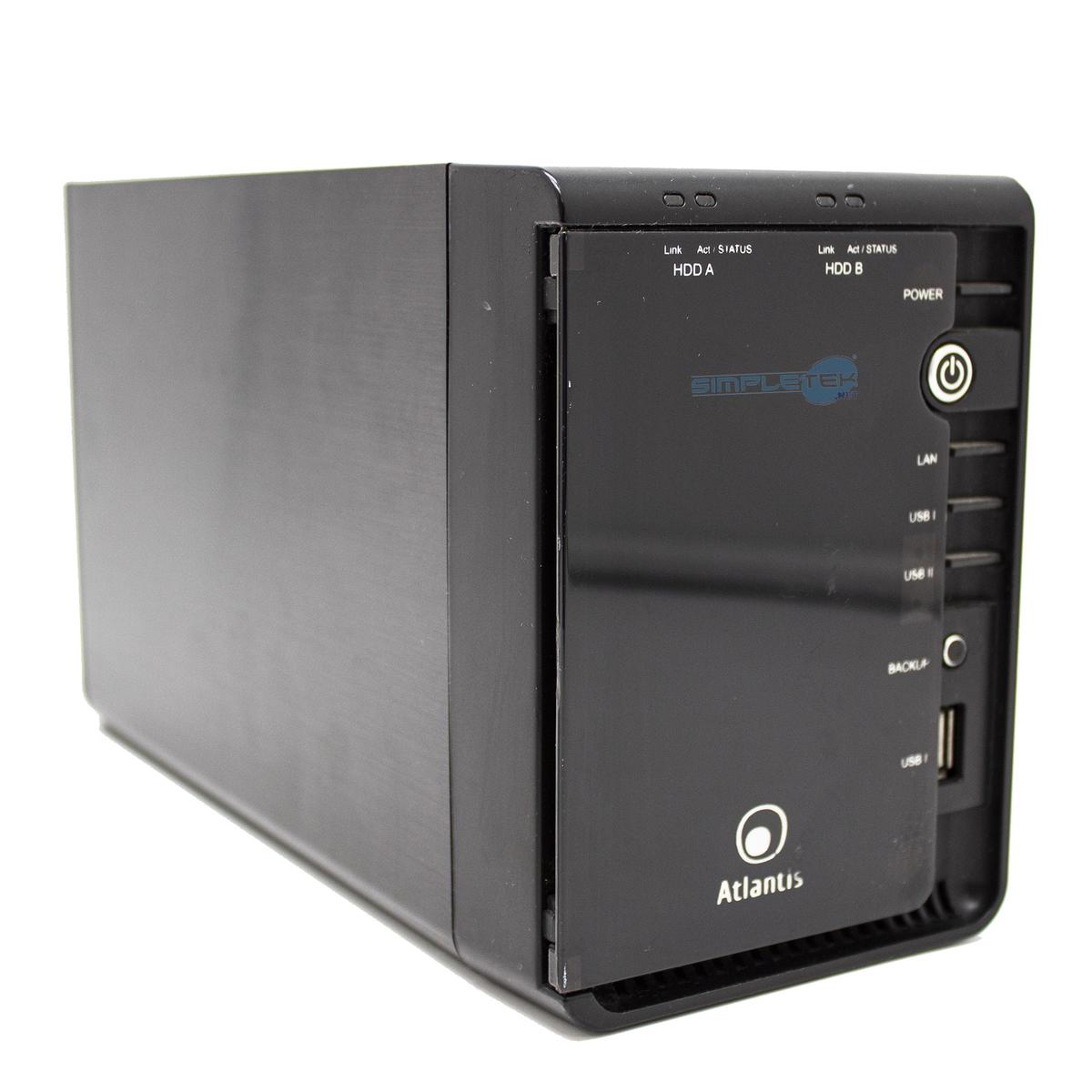 Atlantis Diskmaster G502D Nas With 2 Slots Up To 2Tb For Hdd Disks 2000 Xp 7