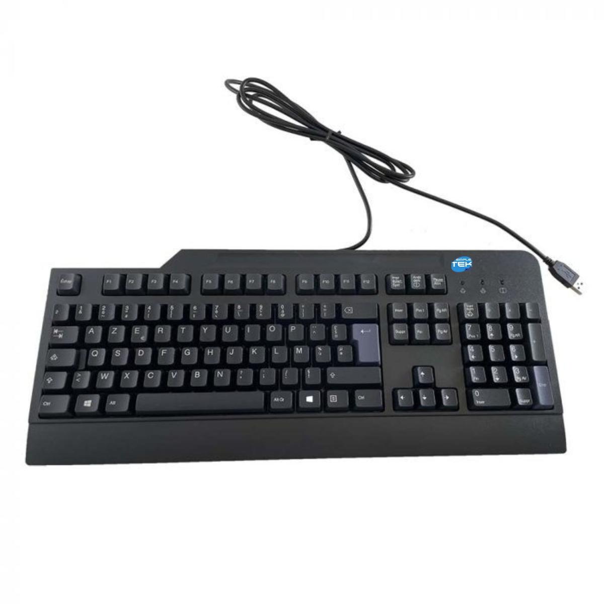 Lenovo Keyboard USB Original Layout French Fr Azerty 41A5111 54Y9411 Wired - Picture 2 of 5