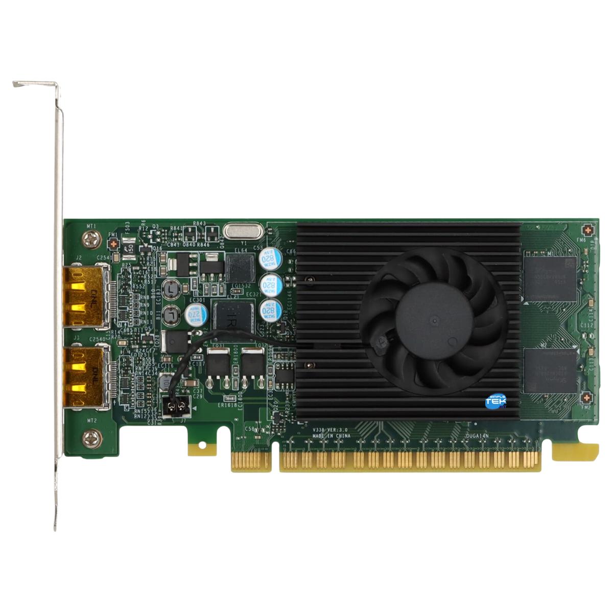 NVIDIA GEFORCE MS-V338 GT 730 2GB 2 X DISPLAYPORT DP Graphics Card ATX| F - Picture 1 of 5