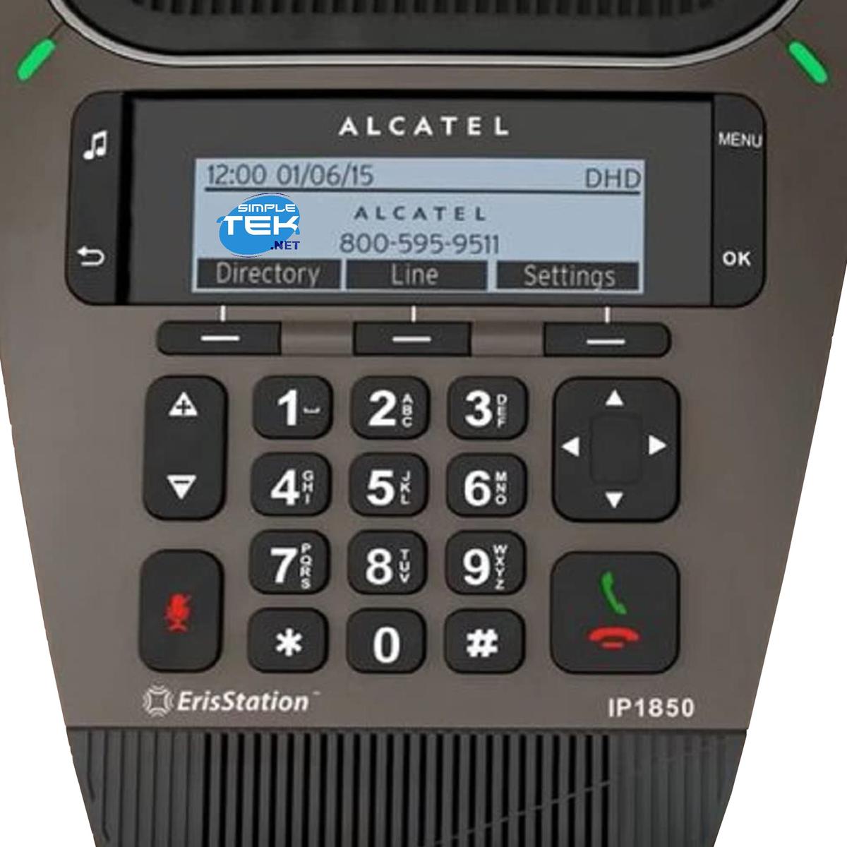 Alcatel Conference IP1850 Phone Fixed Audioconferenze Sip IP Phone Voip - Picture 4 of 5