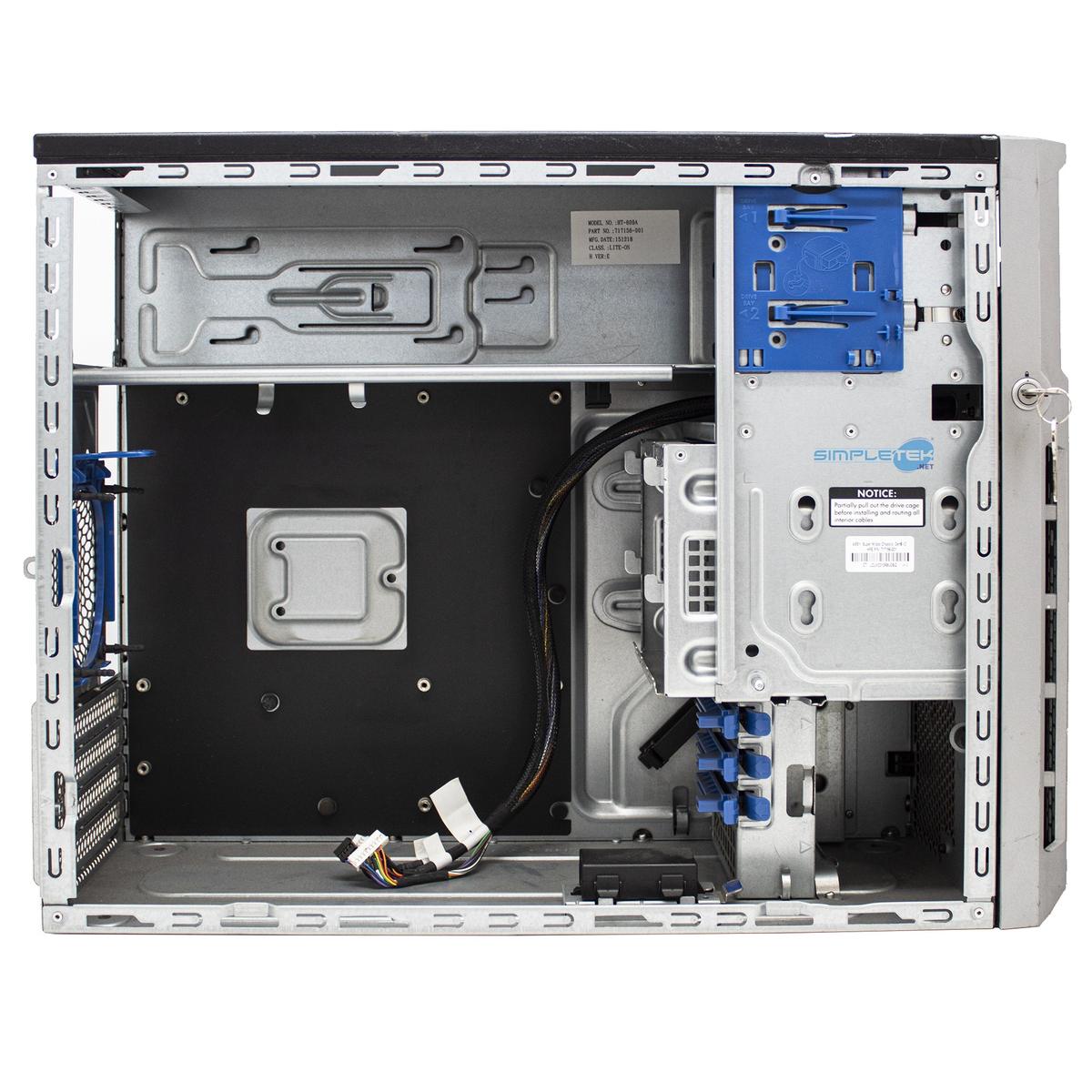 HP PROLIANT ML310E GEN8 V2 Case Cabinet Micro-ATX Mini-ITX 2 X 5.25" - Picture 5 of 8