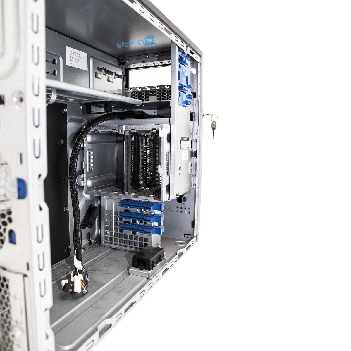 HP PROLIANT ML310E GEN8 V2 Case Cabinet Micro-ATX Mini-ITX 2 X 5.25" - Picture 7 of 8
