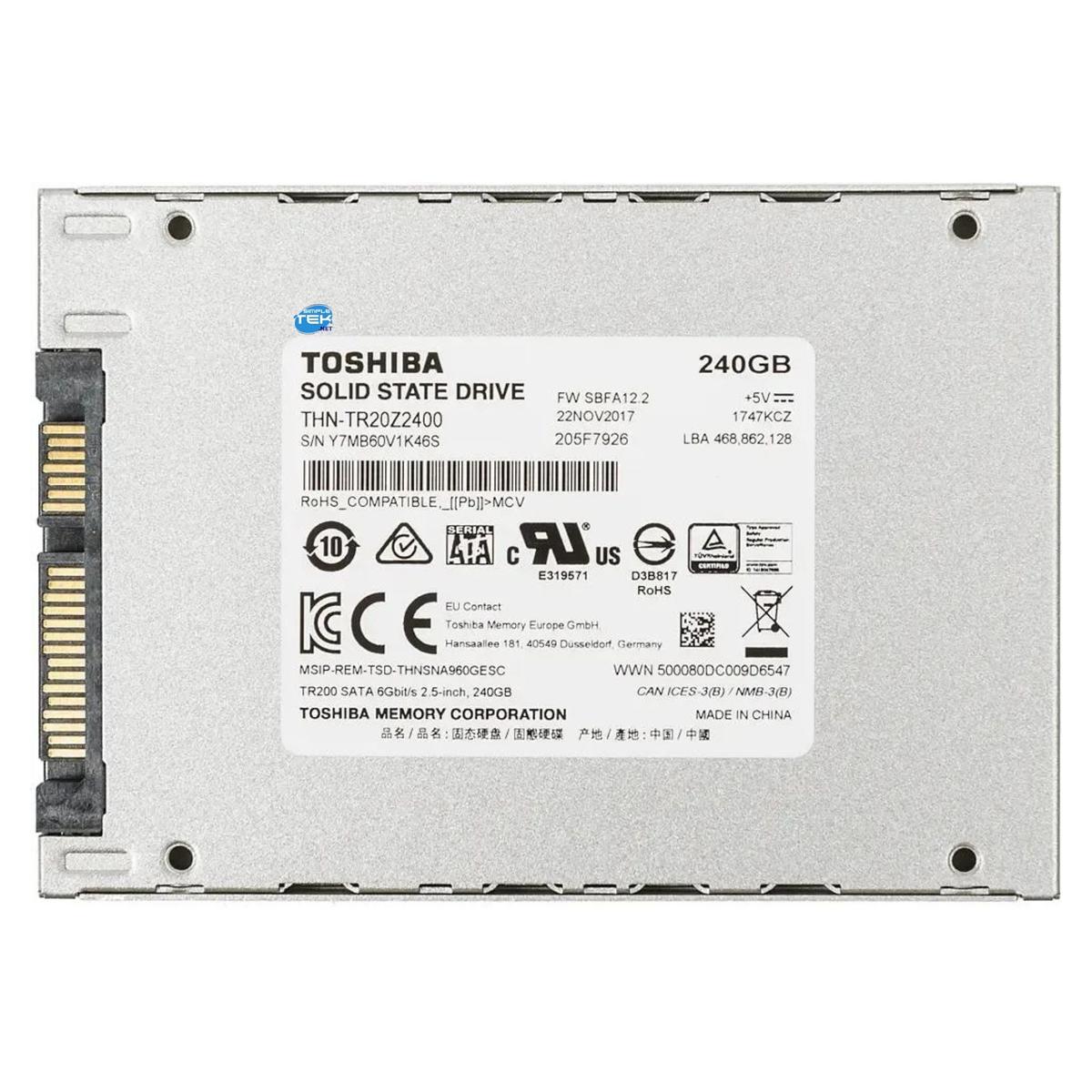 TOSHIBA OCZ TR200 SSD 2.5" SATA 240GB Solid State Drive Internal PC Computer - Picture 3 of 5