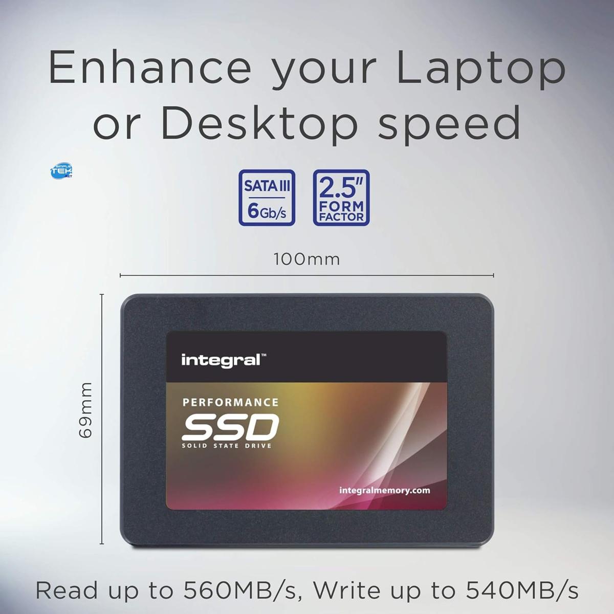 Integral Inssd240gs625p5 SSD 2,5 " SATA 240gb Scheibe Wurde Massiv P Aufbereitet - Bild 5 von 5