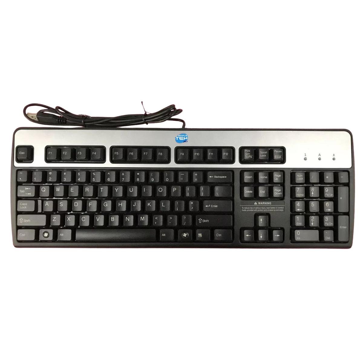 HP Original Wired USB Keyboard USA Layout