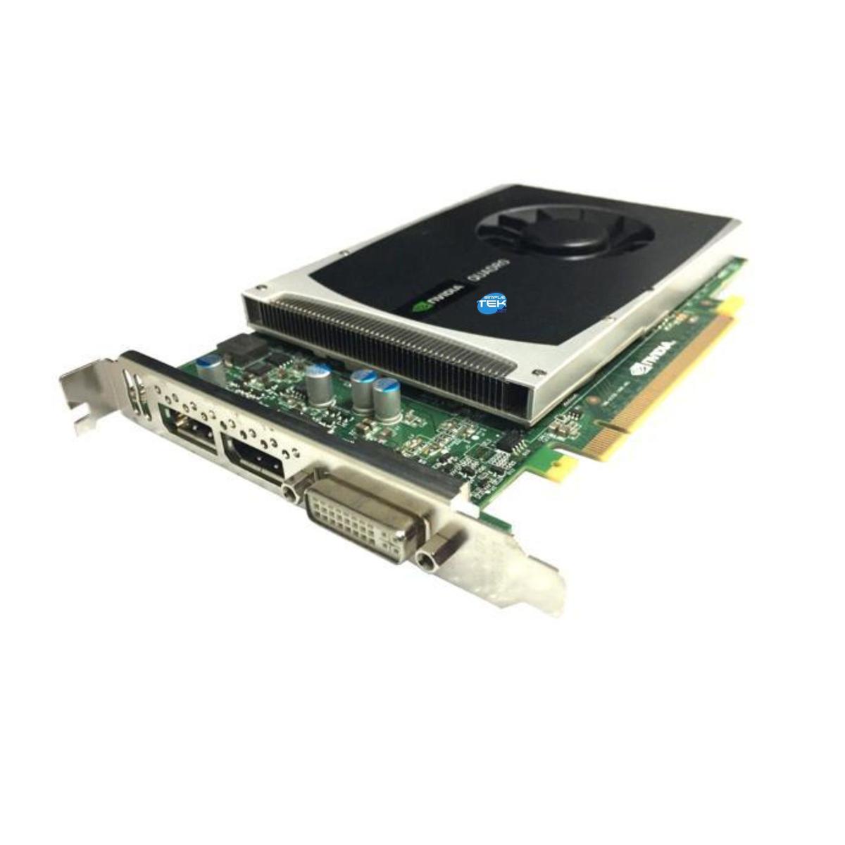SCHEDA VIDEO NVIDIA QUADRO 2000 1GB GDDR5 2 DISPLAYPORT DVI MONITOR EDITING PC - Foto 7 di 8