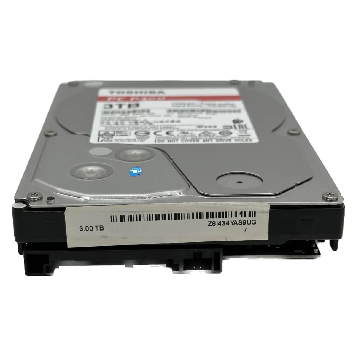TOSHIBA PC P300 3TB HARD DISK HDD 3.5" SATA 64MB 7200RPM COMPUTER SERVER NAS - Picture 4 of 5