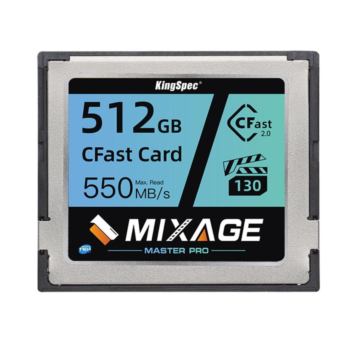Cfast Card 2.0 512gb 3700x 550mb/S Memory Card Videomaker _ - Picture 5 of 5