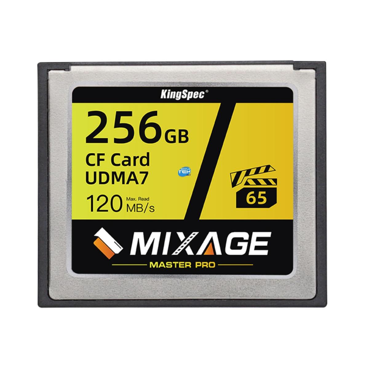 Compact Flash CF Card 256GB 4K 135MB/s Memory Card UDMA7 Photography