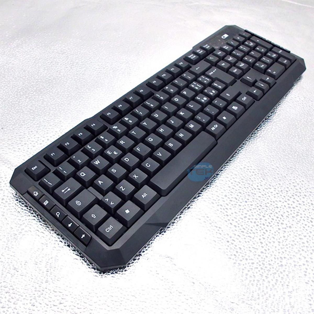 Wireless Keyboard With Multimedia Keys Italian Layout ITA QWERTY - Picture 3 of 5