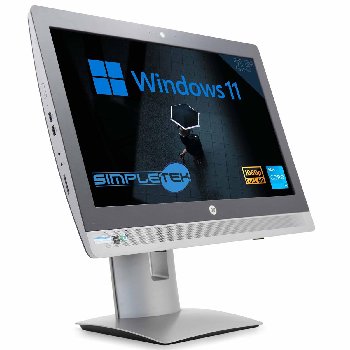 HP 600 G2 All IN One Aio 22 " i3 Windows 11 Pro 4GB 2TB Computer Dvd-Rw PC - Bild 3 von 11