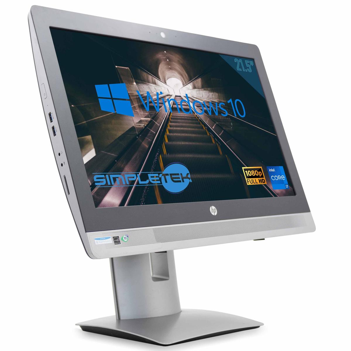 HP 600 G2 All IN One Aio 22 " i7 Windows 10 Pro 4GB 960GB Computer Dvd-Rw PC