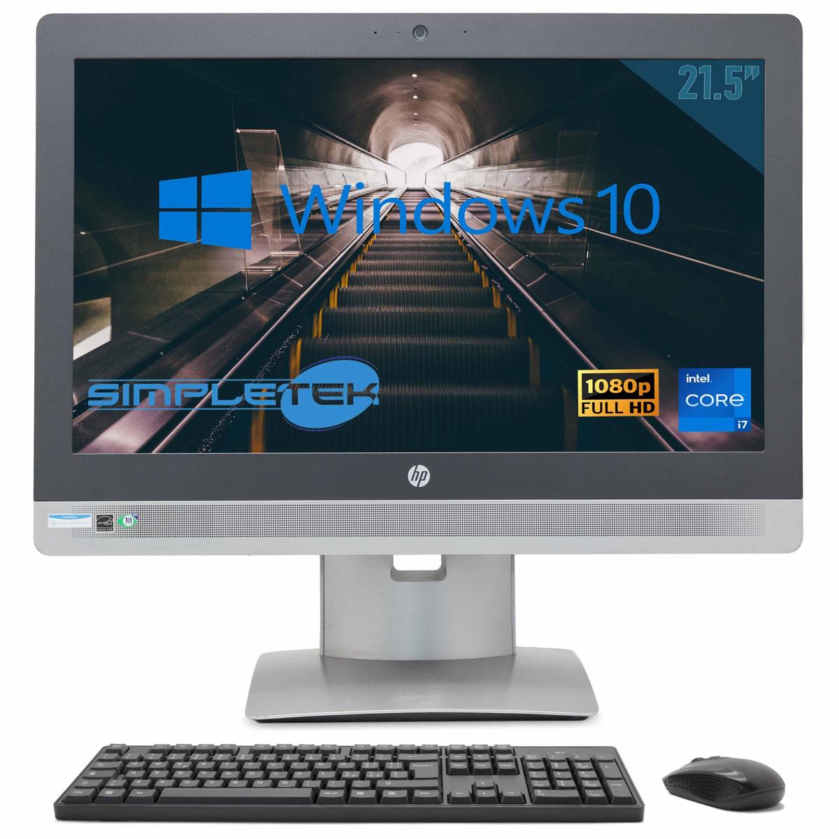 HP 600 G2 All IN One Aio 22 " i7 Windows 10 Pro 4GB 960GB Computer Dvd-Rw PC - Bild 4 von 10