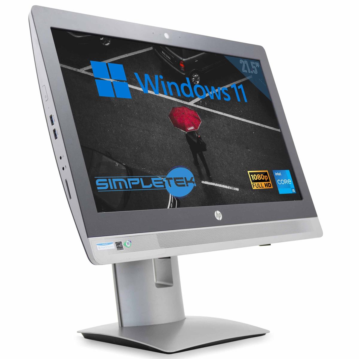 HP 600 G2 All IN One Aio 22 " i5 Windows 11 Pro 4GB 240GB Computer Dvd-Rw PC - Bild 4 von 9