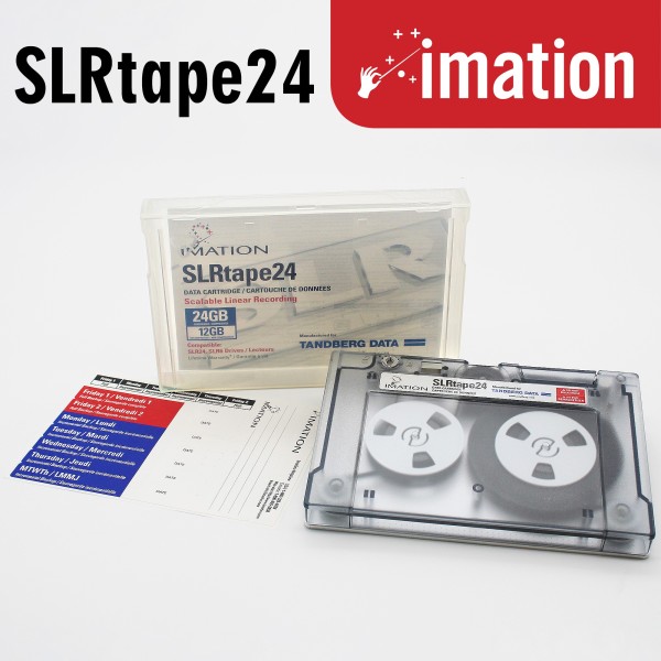 STORAGE DATI IMATION SLRtape24 CARTUCCIA 12GB/24GB SLR24 SLR6 TANDBERG DATA